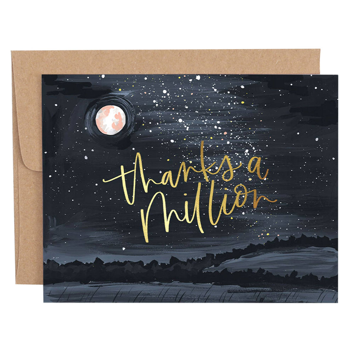 Thanks A Million Star Greeting Card