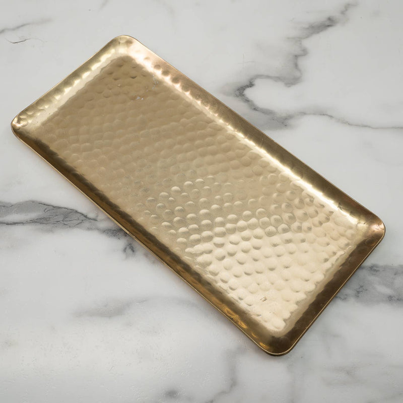 Gold Hammered Plate/Tray