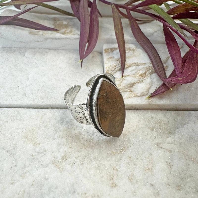 Semiprecious Stone Ring - Maligano Jasper