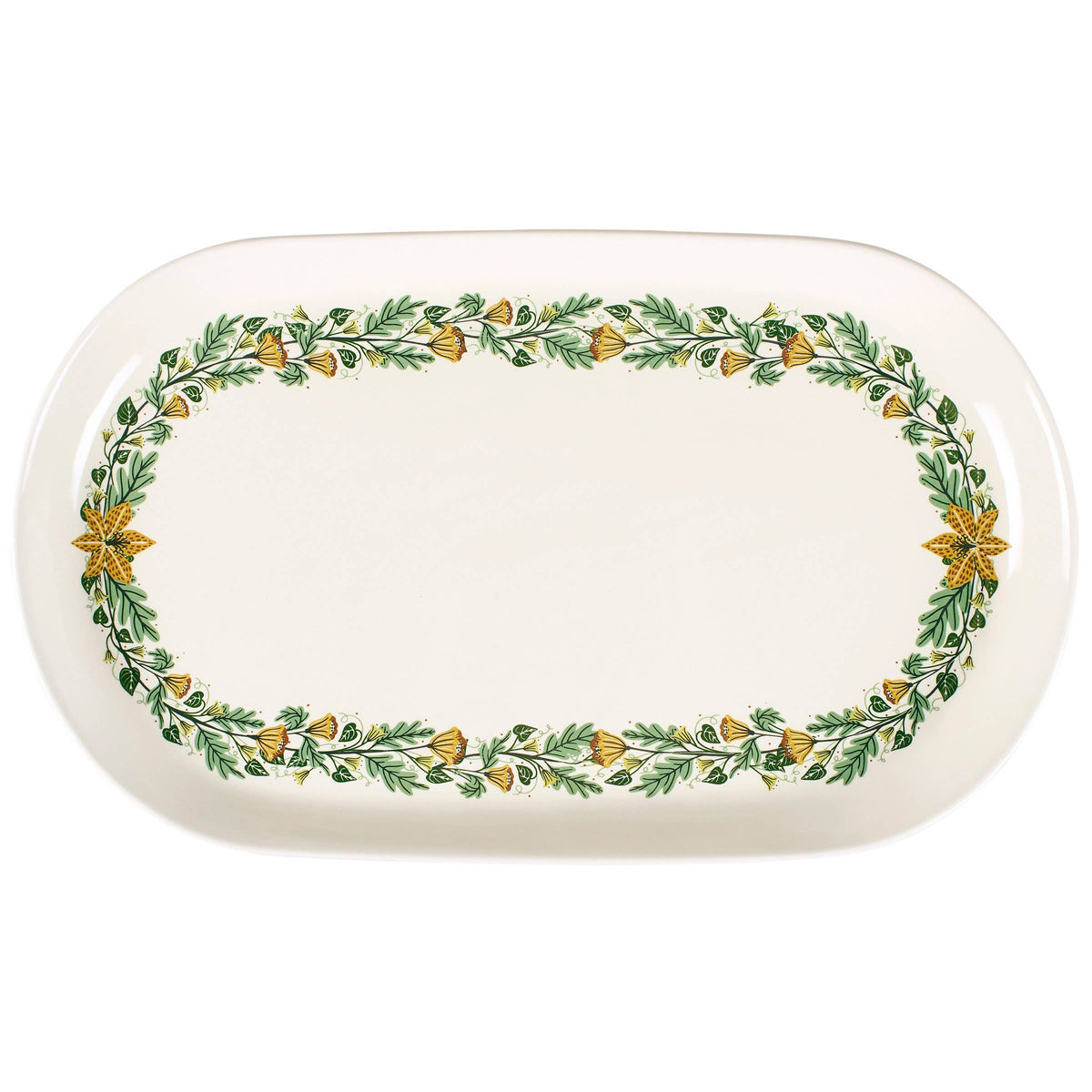 Oval Nouveau Botanical Platter