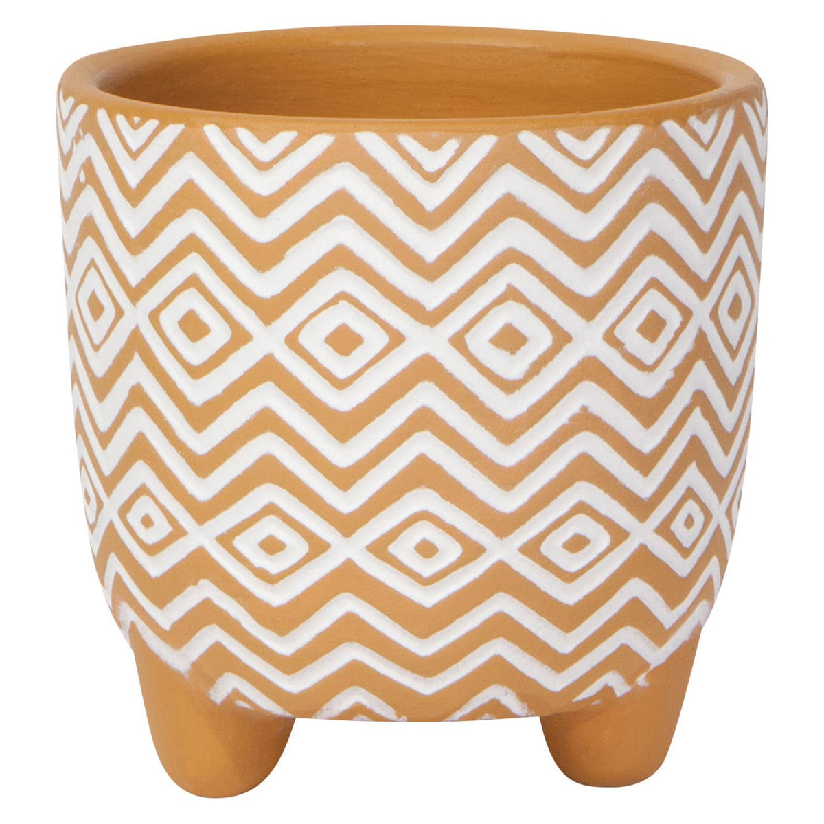 6 in. Saffron Spark Plant Pot