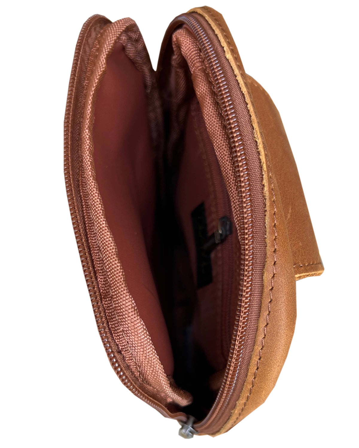 Unisex Leather Crossbody Travel Bag