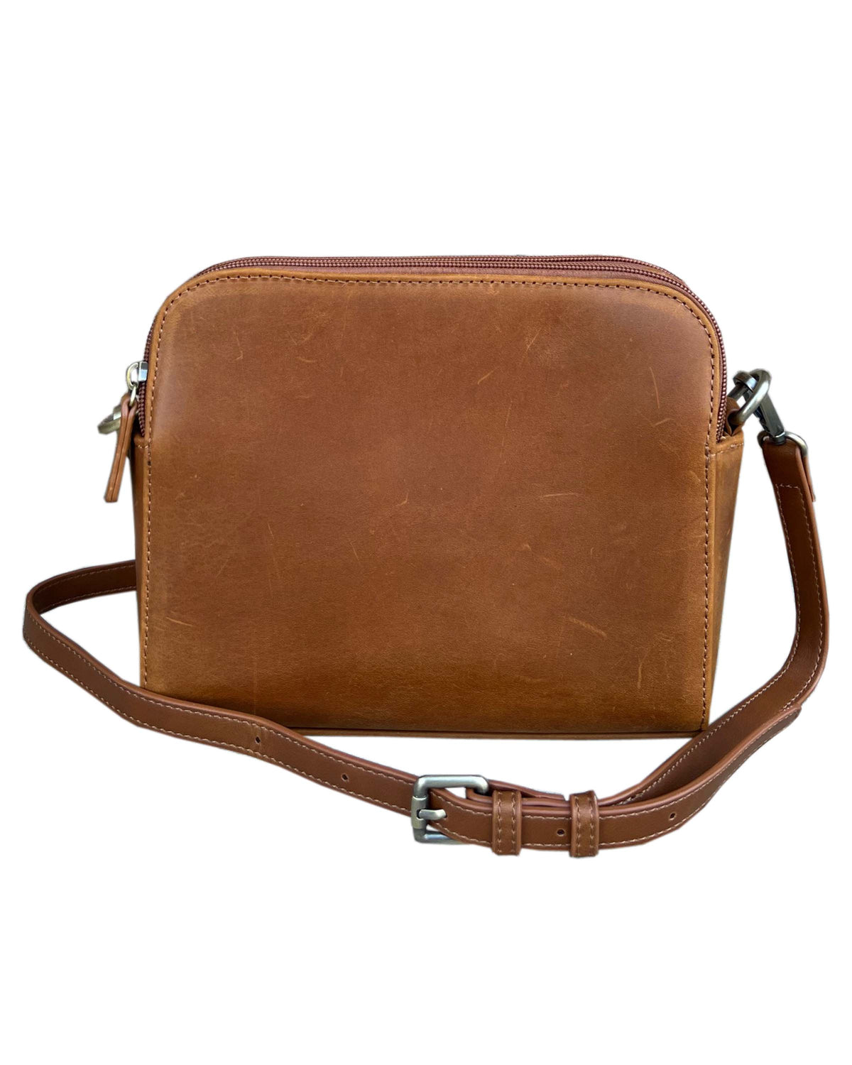 Vintage Leather Crossbody Shoulder Bag
