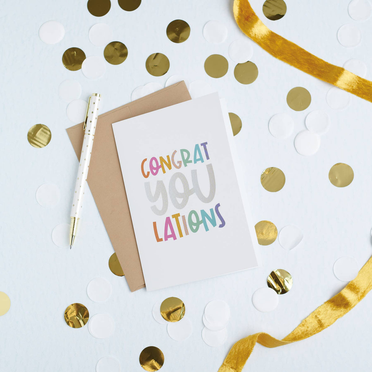 CongratYOUlations Greeting Card