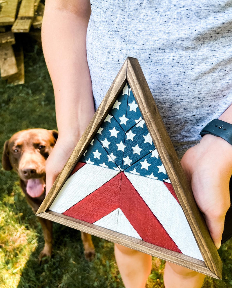 *PRE-ORDER* Rustic Wood American Flag