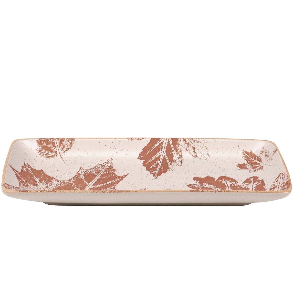 Rectangular Fall Leaves Platter