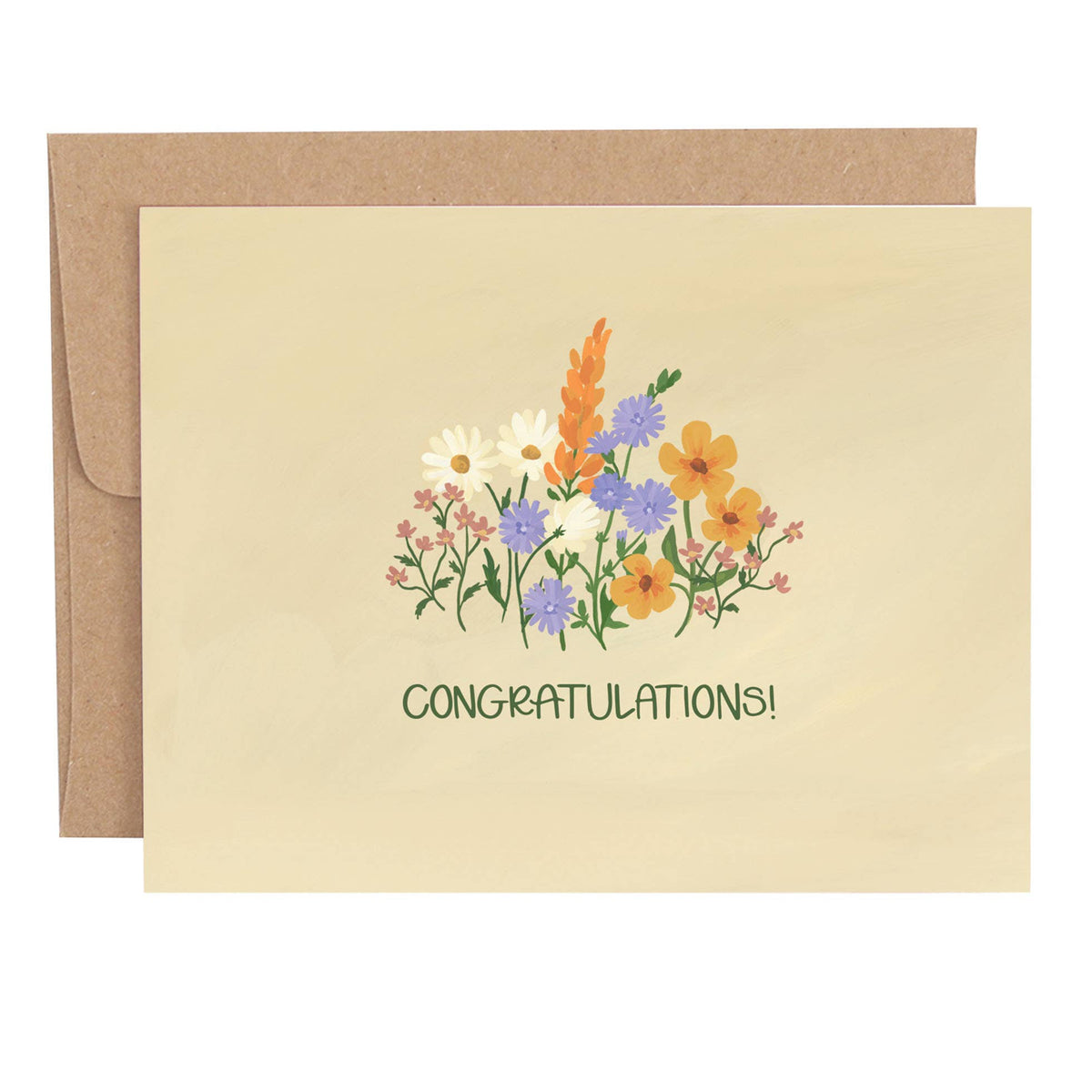 Wildflower Congrats Greeting Card
