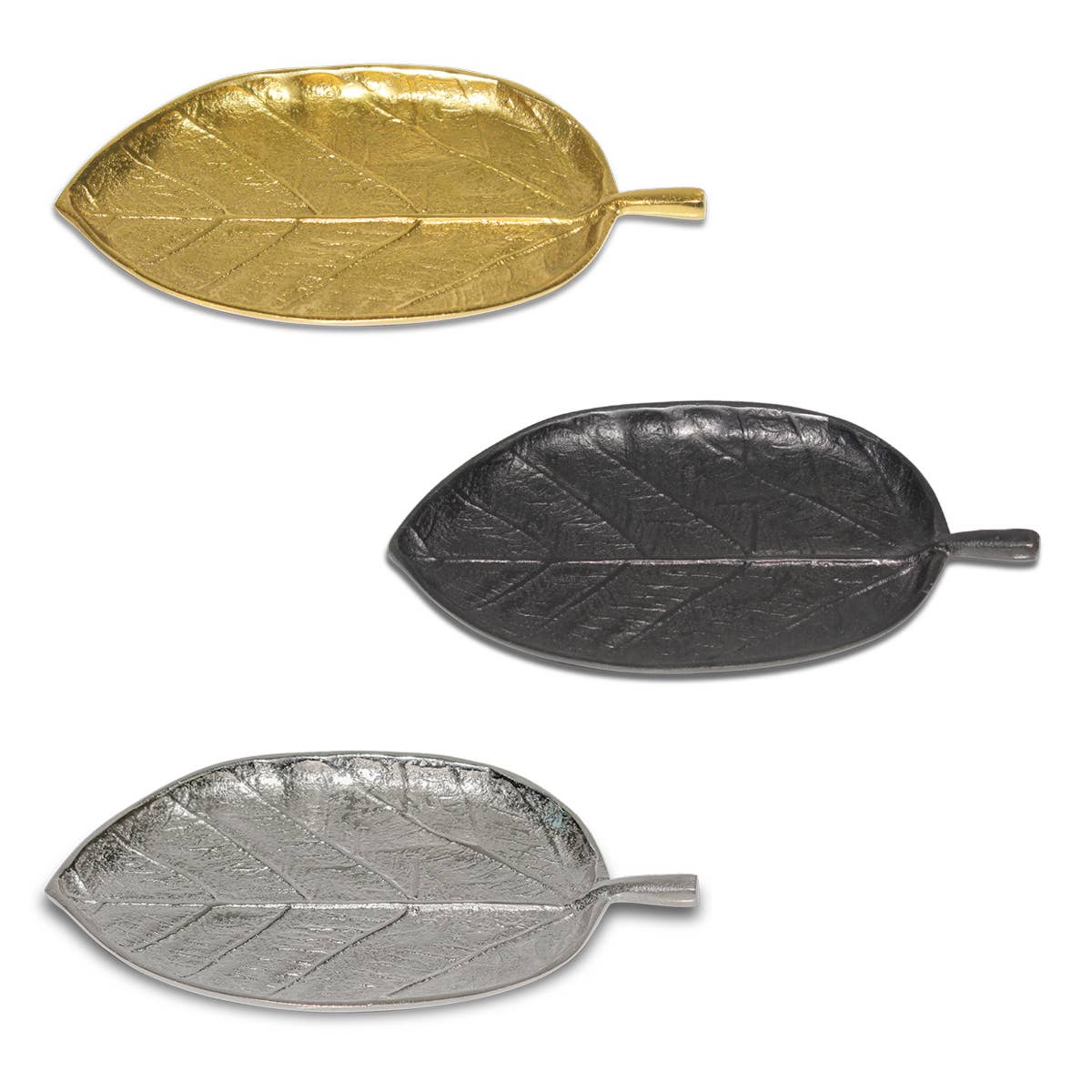 Aluminum Leaf Plate, Assorted Colors
