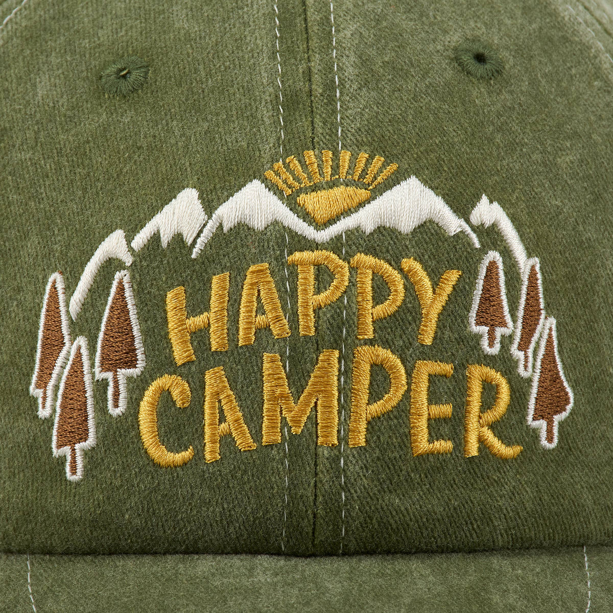 Happy Camper Baseball Cap
