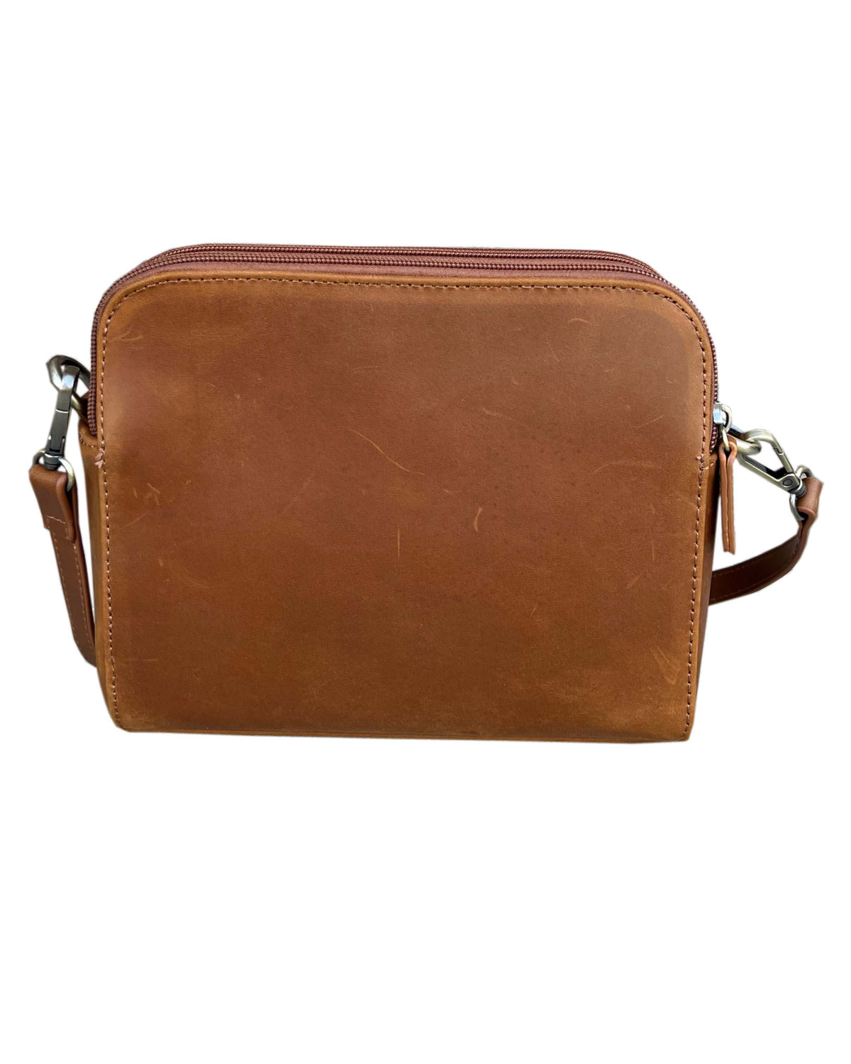 Vintage Leather Crossbody Shoulder Bag