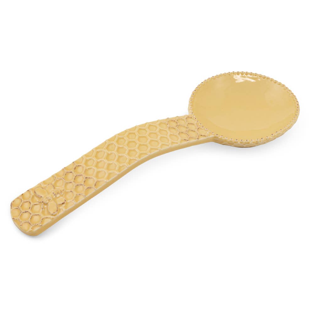 Honeycomb Stoneware Spoon Rest