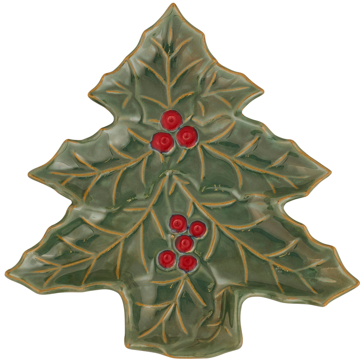 Holly Berry Tree Plate