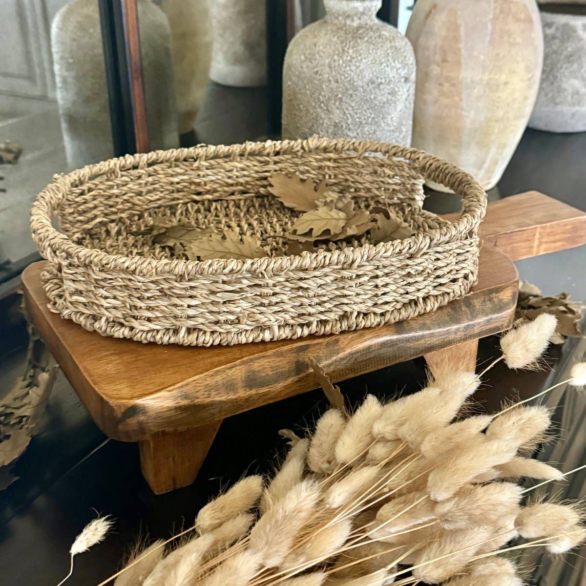 Medium Oval Seagrass Tray