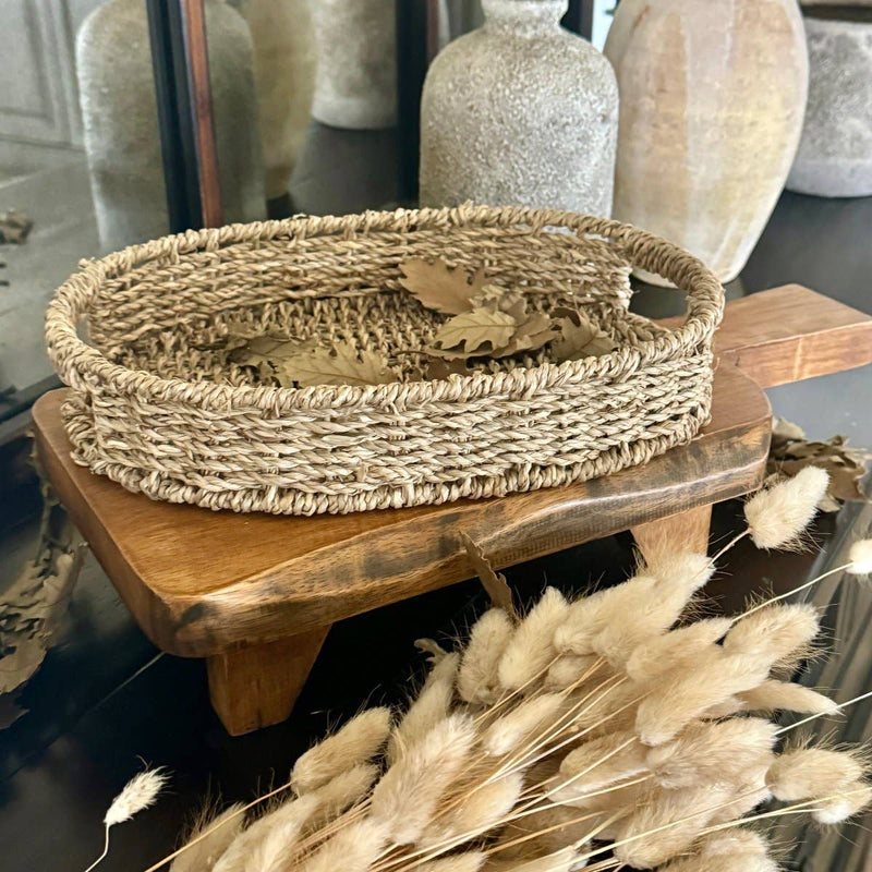 Medium Oval Seagrass Tray