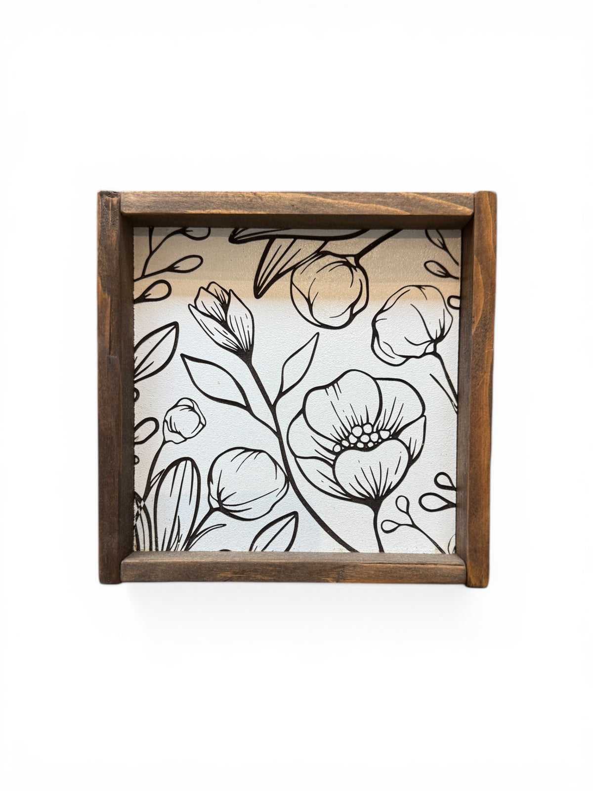 6X6" Poppy Engrave