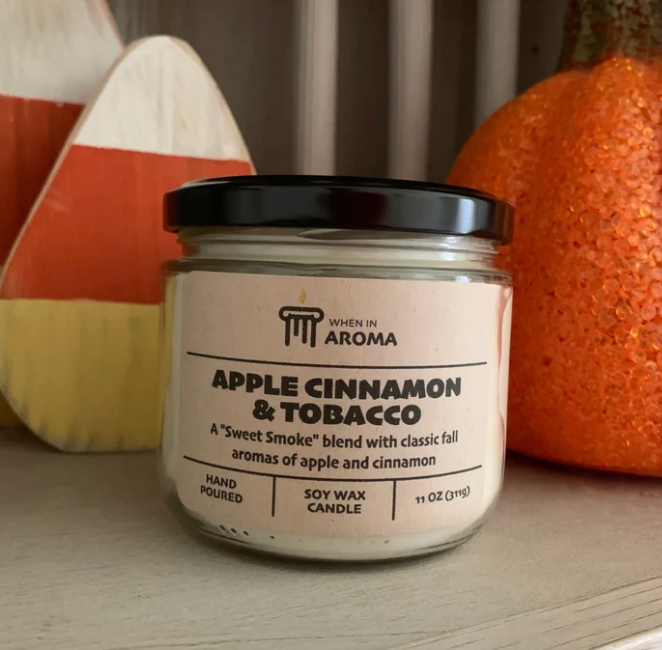 Apple Cinnamon & Tobacco Candle
