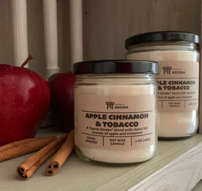 Apple Cinnamon & Tobacco Candle
