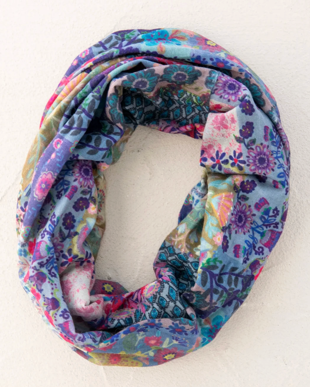 Boho Bandeau-Blue Patchwork