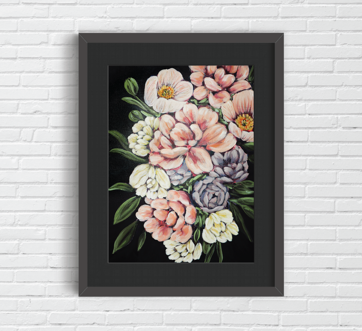 "Blooms Cascade" Art Print