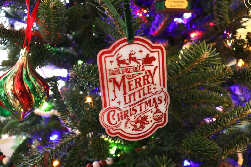 Merry Little Christmas Acrylic Ornament