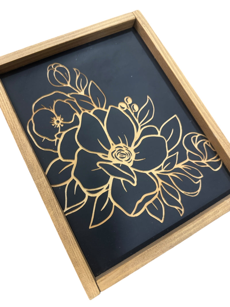 8X10 Magnolia Carve