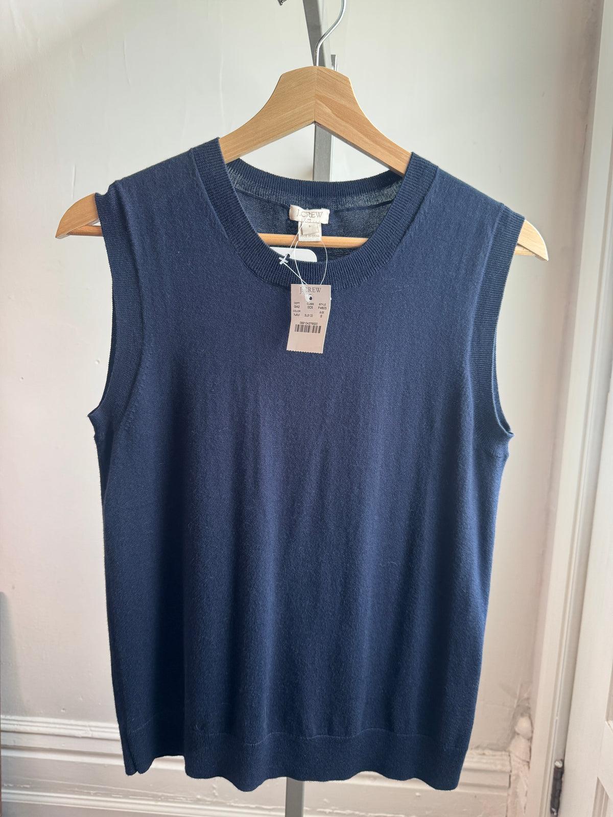J Crew Navy Knit Tank
