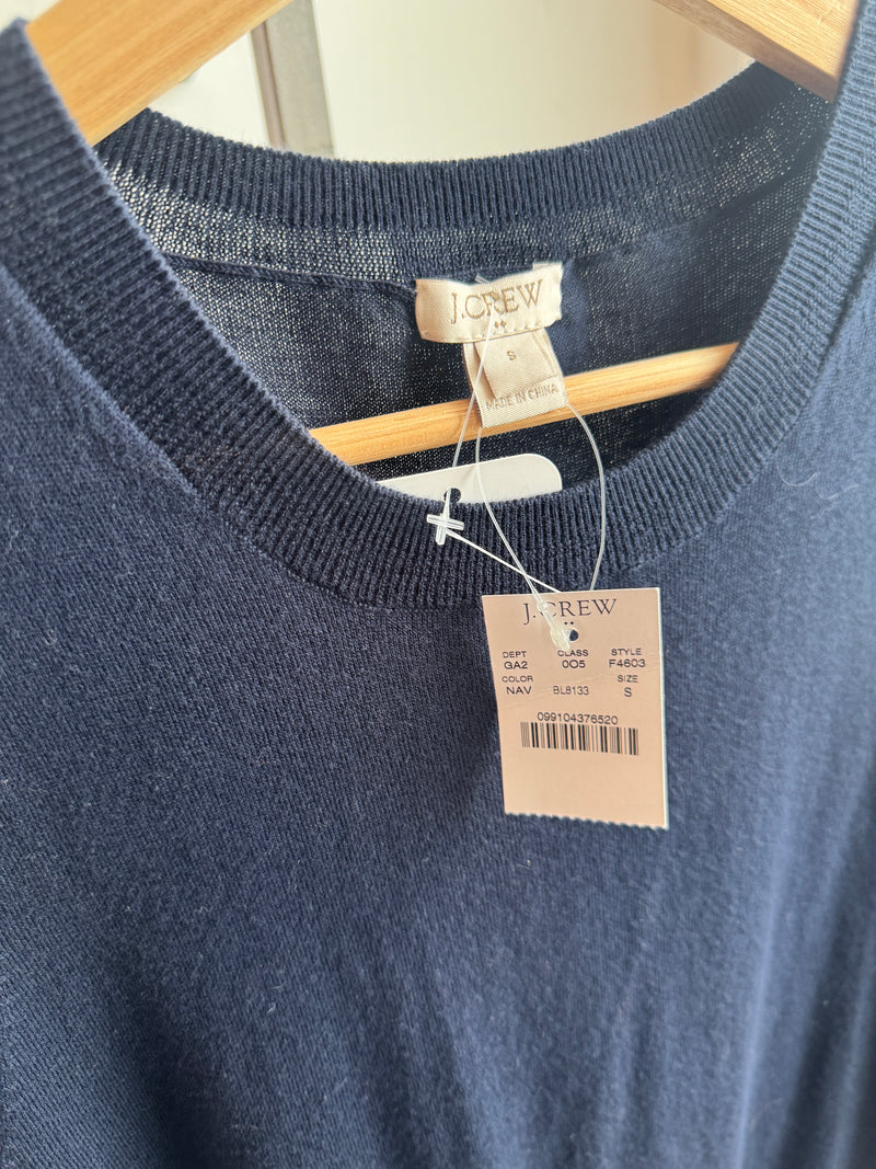 J Crew Navy Knit Tank