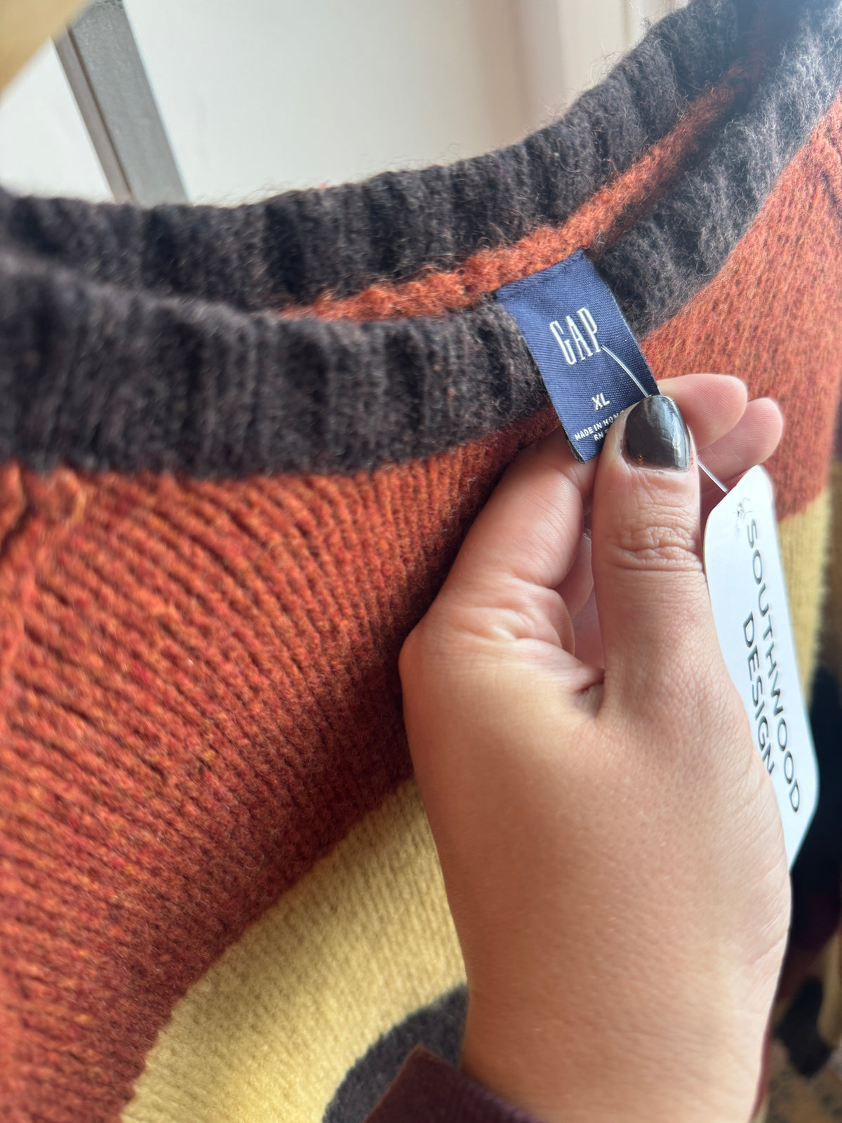 Gap XL Fall Stripe Sweater