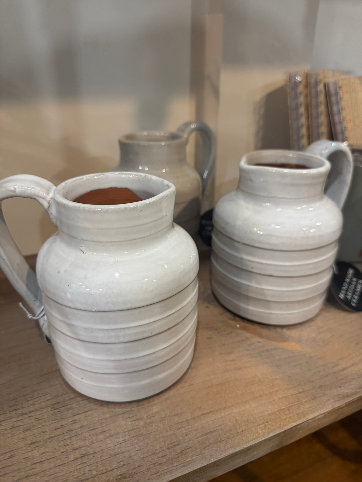 White Mini Pitcher Vase