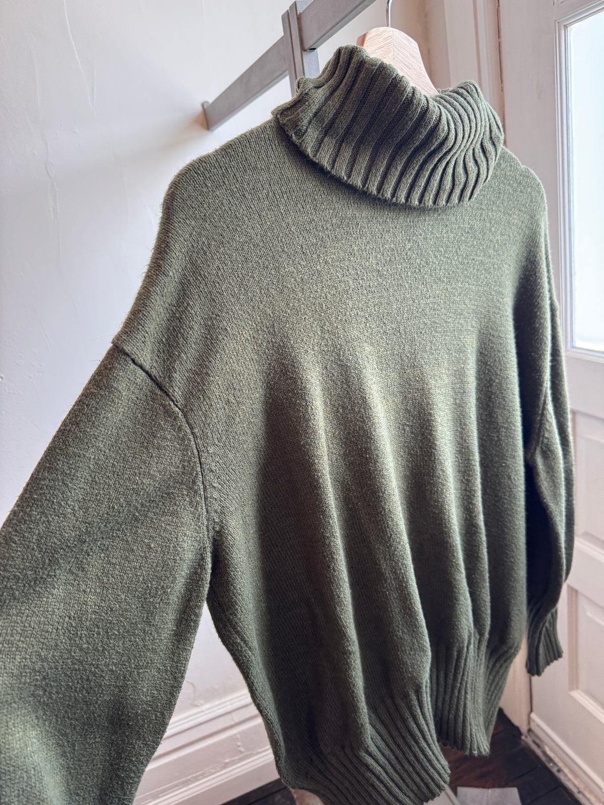 A New Day Olive Turtleneck- XL
