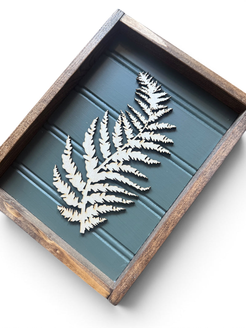 6X8" Fern Wood Sign