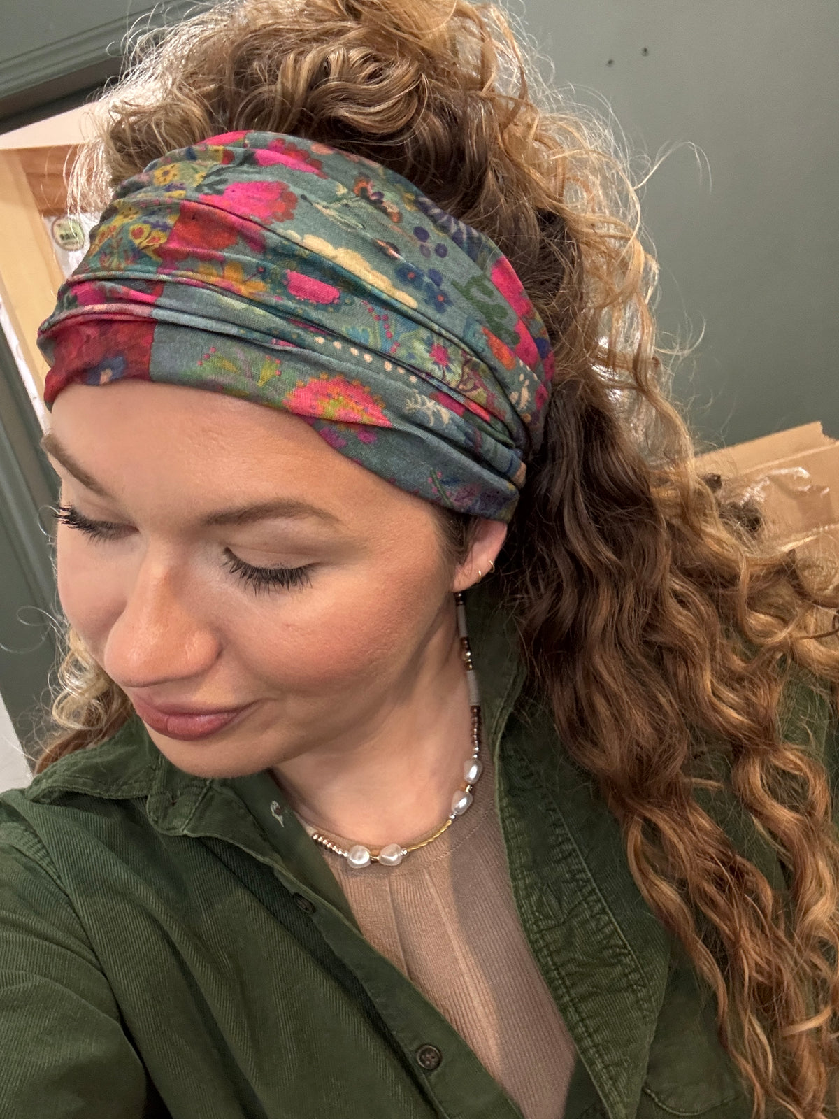 Boho Bandeau- Garden Patchwork