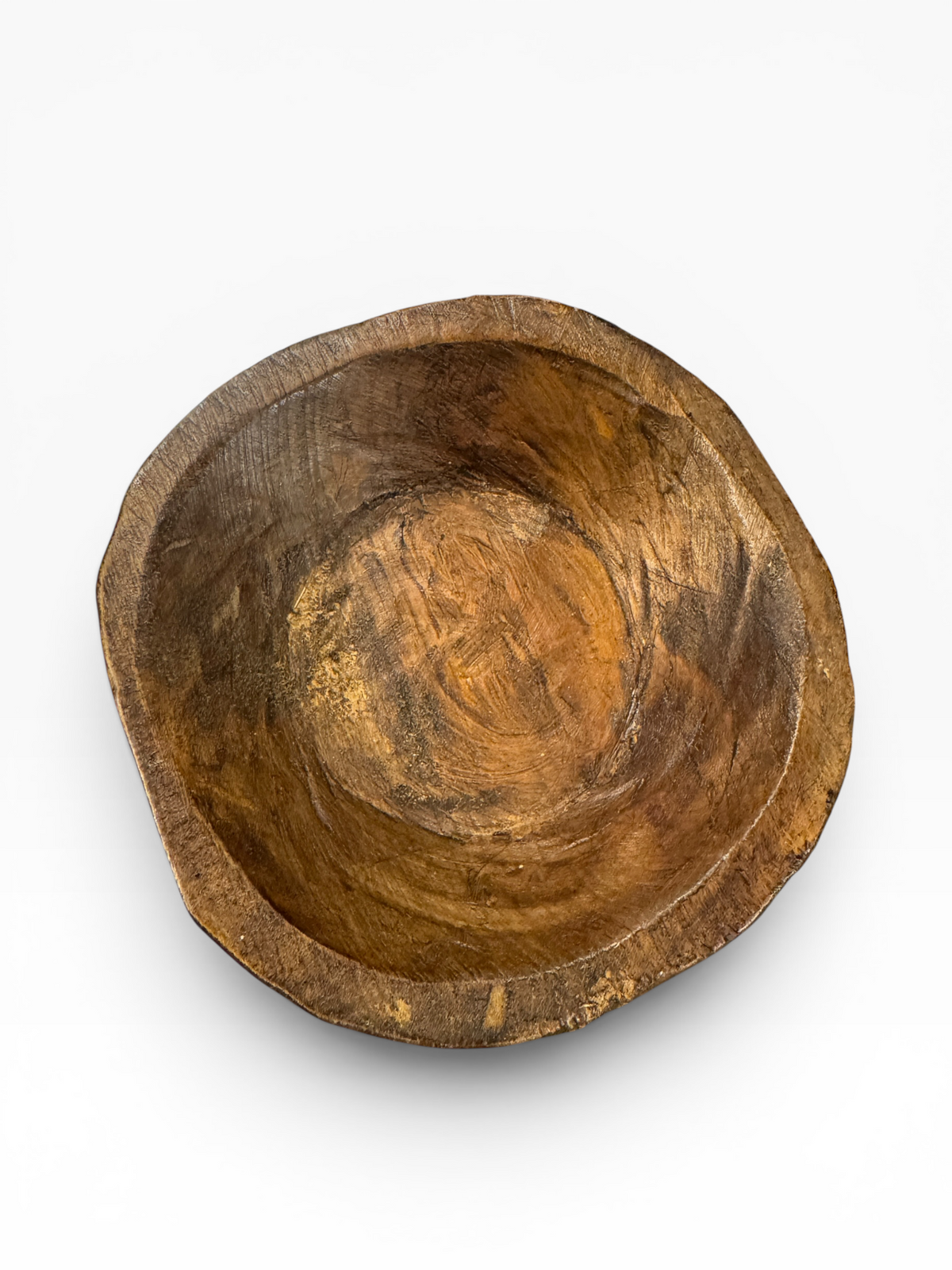 Small Wood Dough Bowl