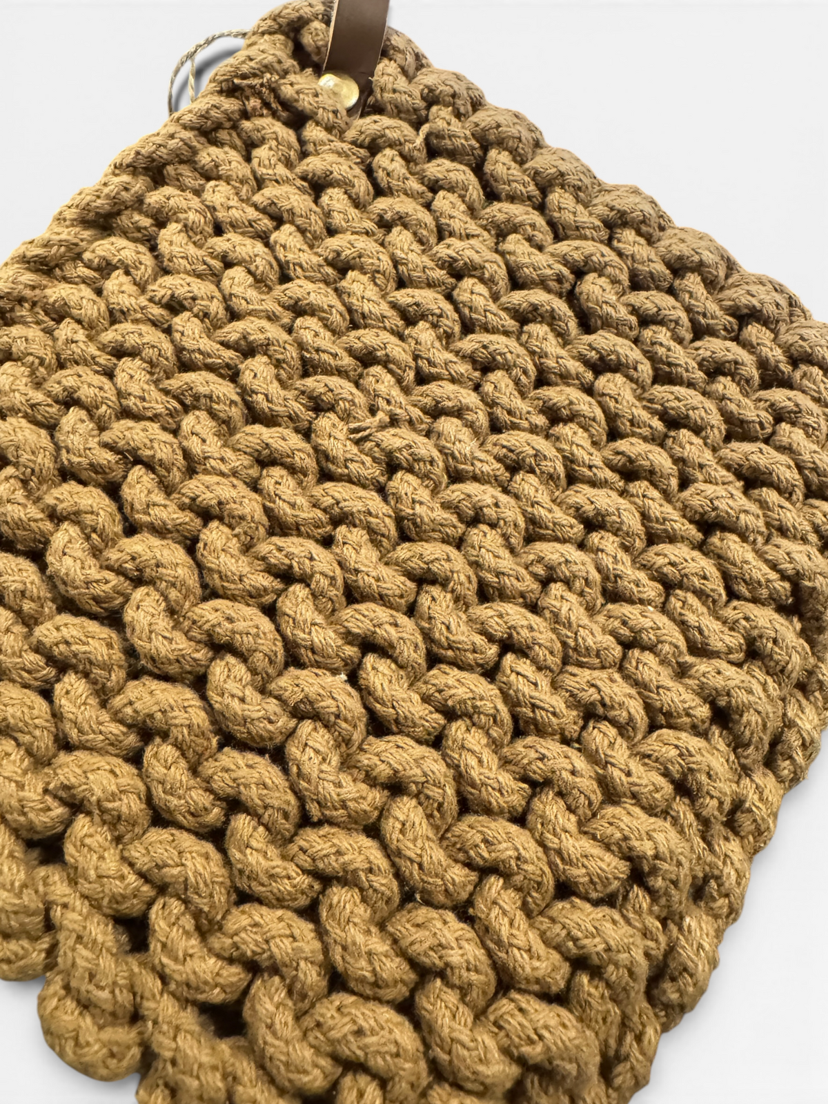 Tan Pot Holders- 8"