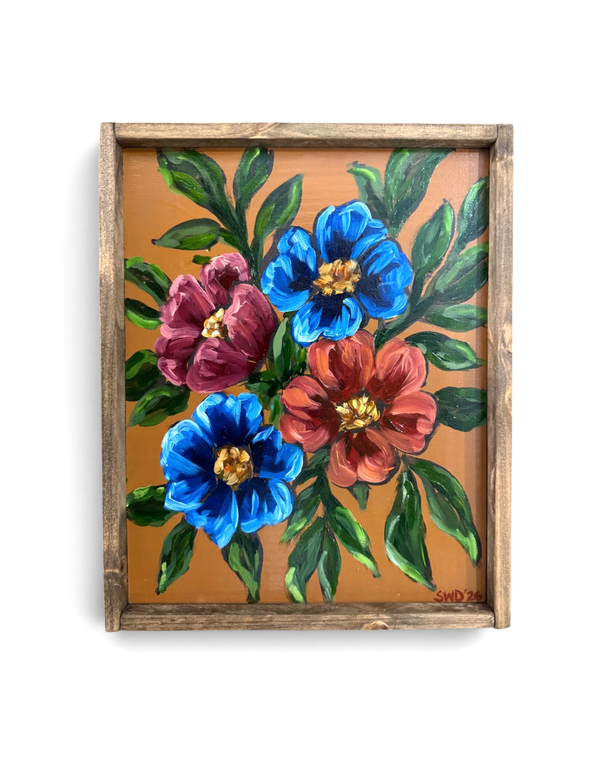 Bright Blooms Oil Painting