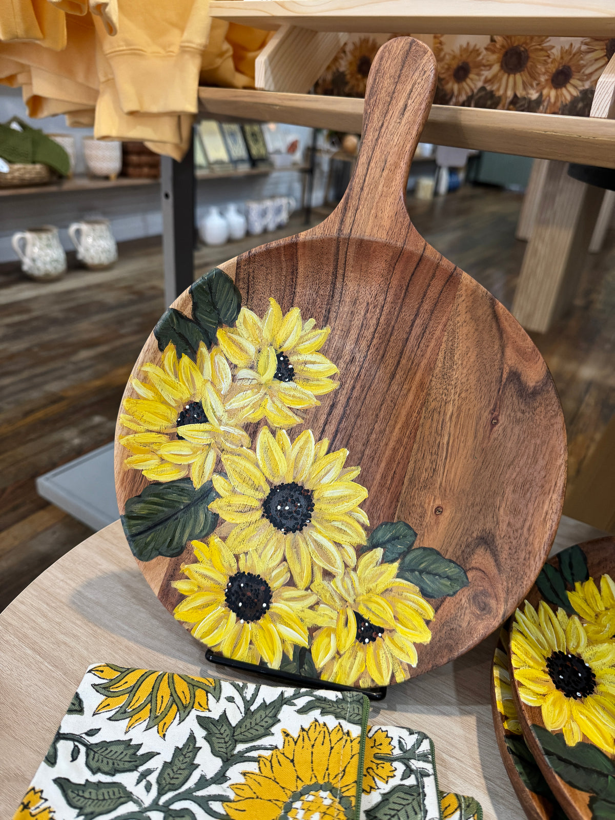 Hand Painted Sunny Decor Wood Board