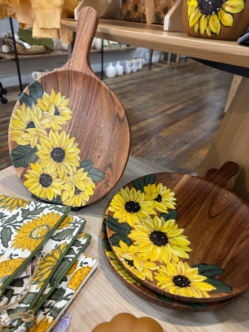 Hand Painted Sunny Decor Wood Board
