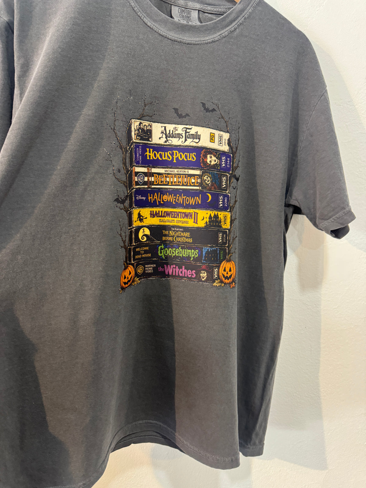 Vintage Spooky VHS TShirt- Pepper