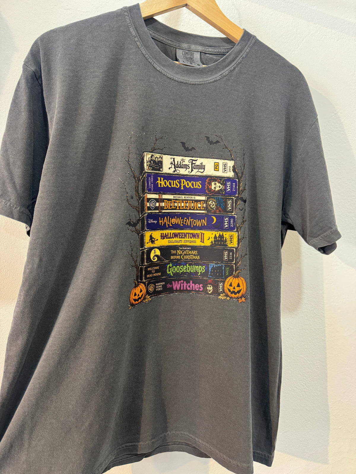 Vintage Spooky VHS TShirt- Pepper
