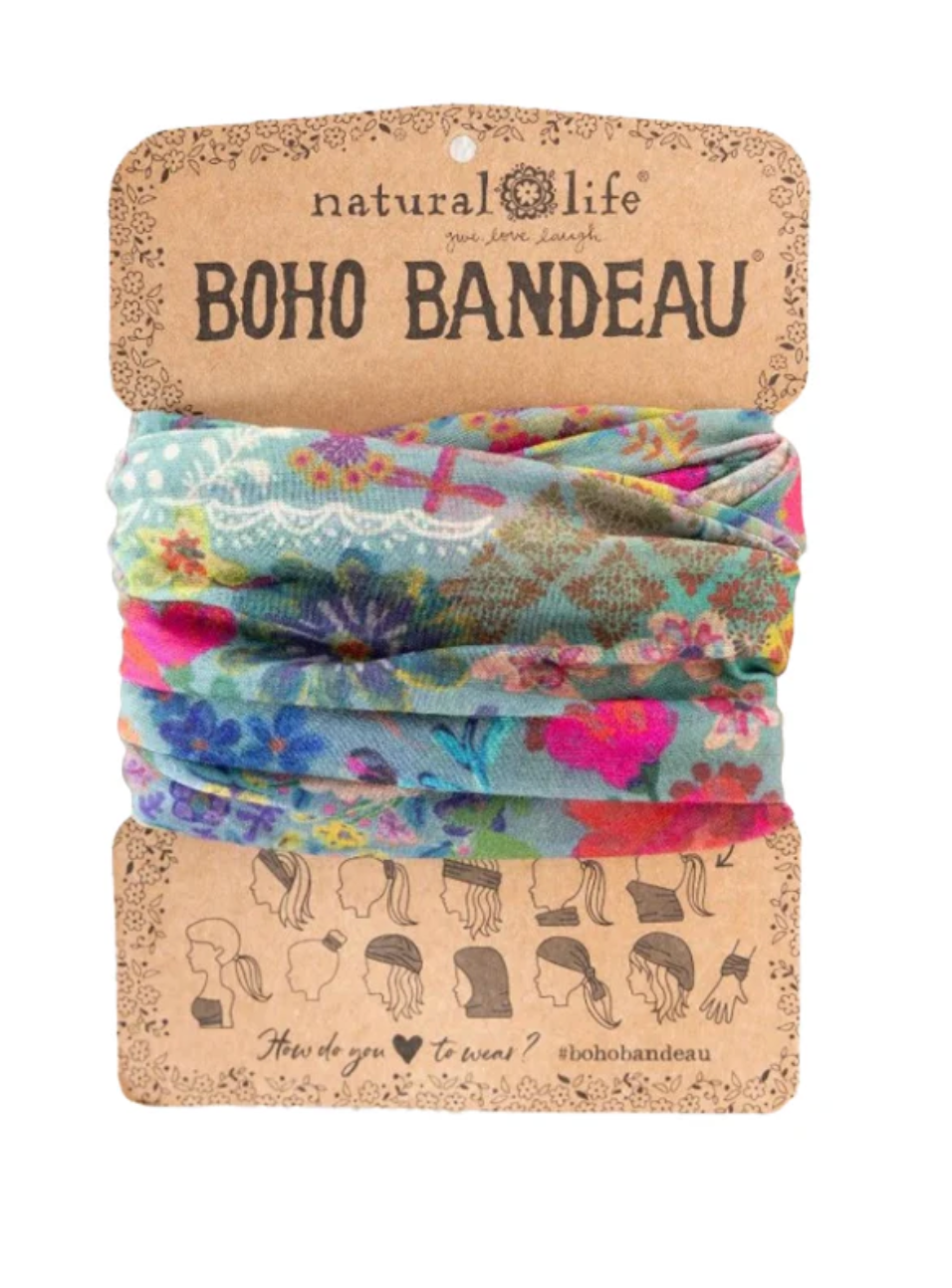 Boho Bandeau- Garden Patchwork