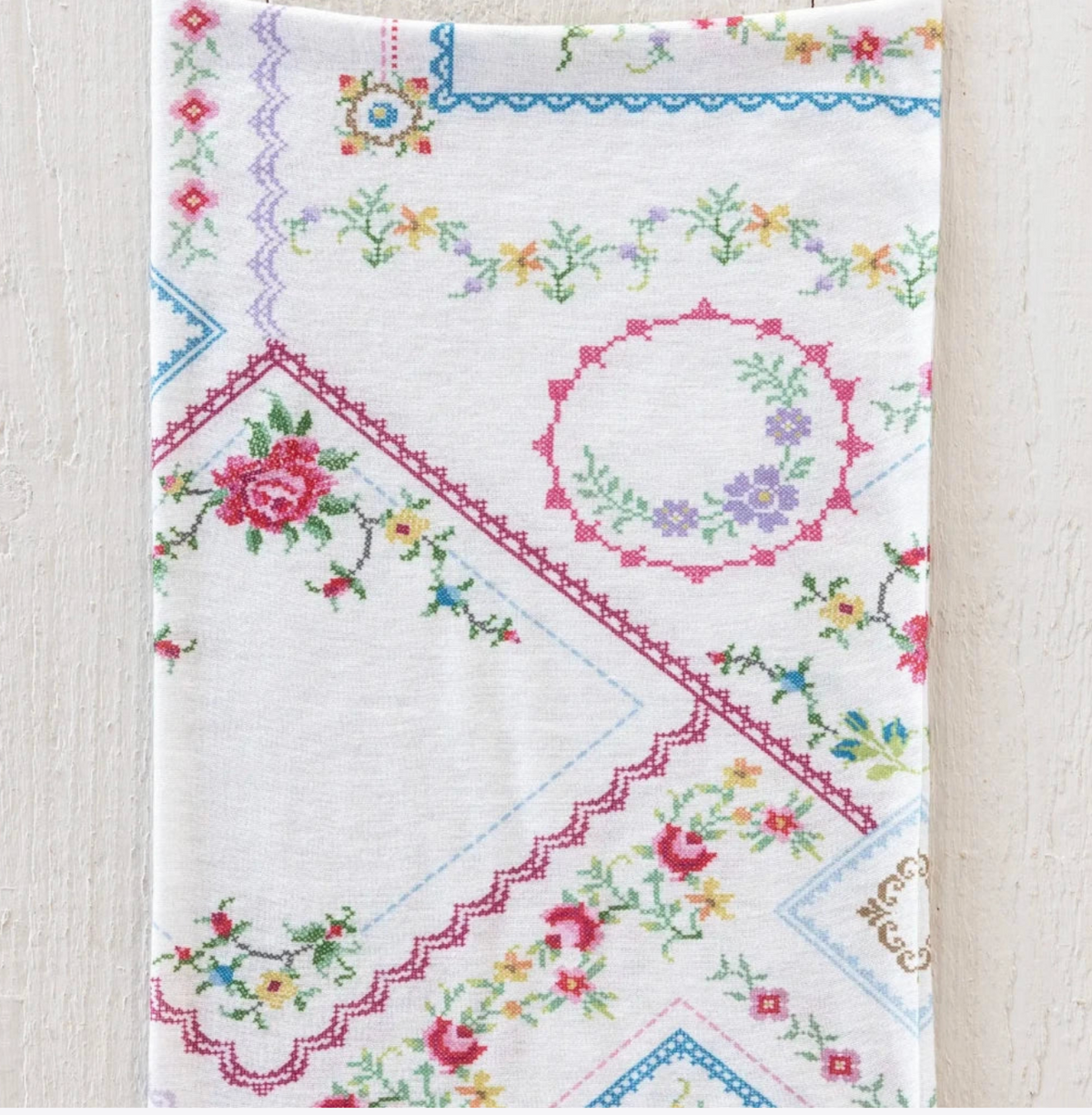Boho Bandeau- Ivory Cross Stitch