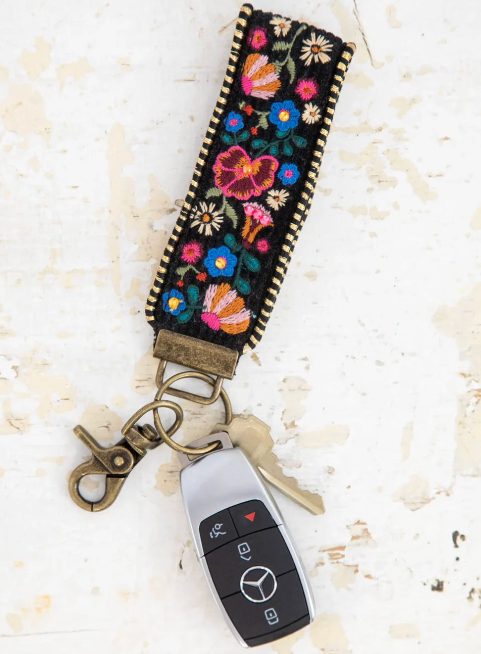Embroidered Key Fob
