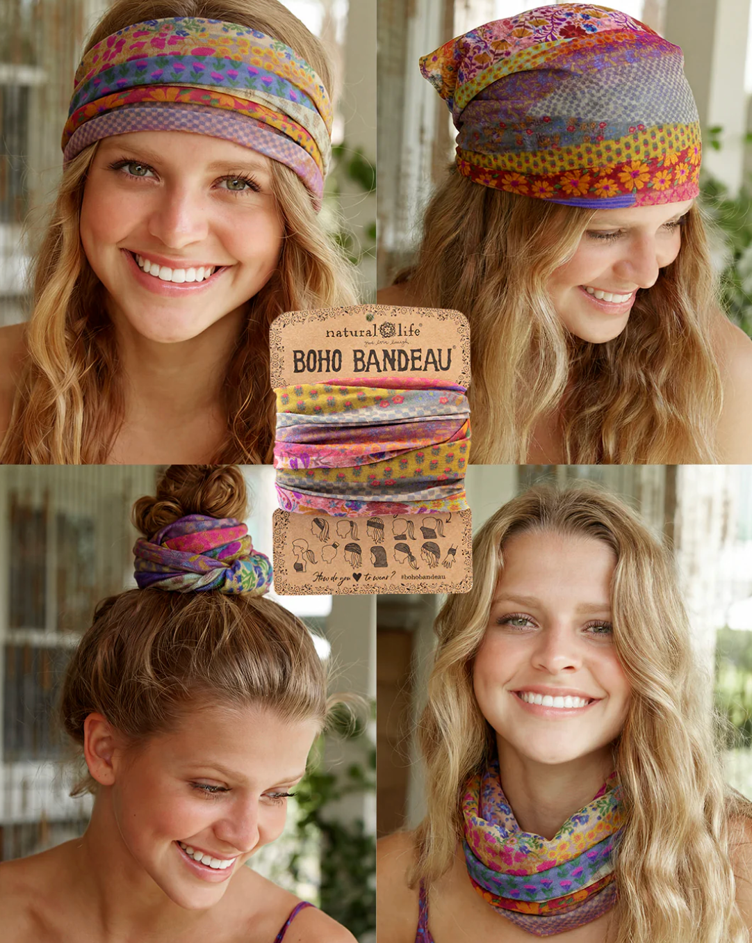 Boho Bandeau- Garden Waves