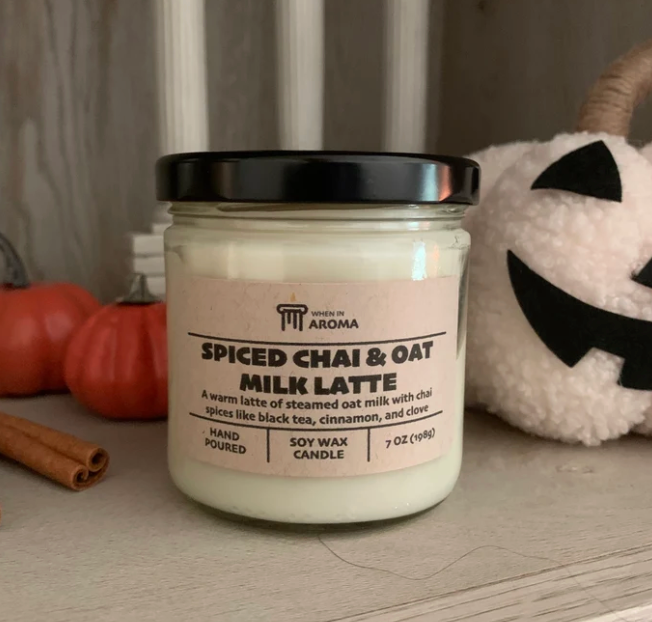 Spiced Chai & Oat Milk Latte Candle