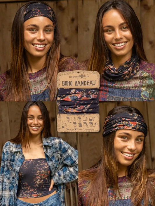 Boho Bandeau- Navy Bouquets