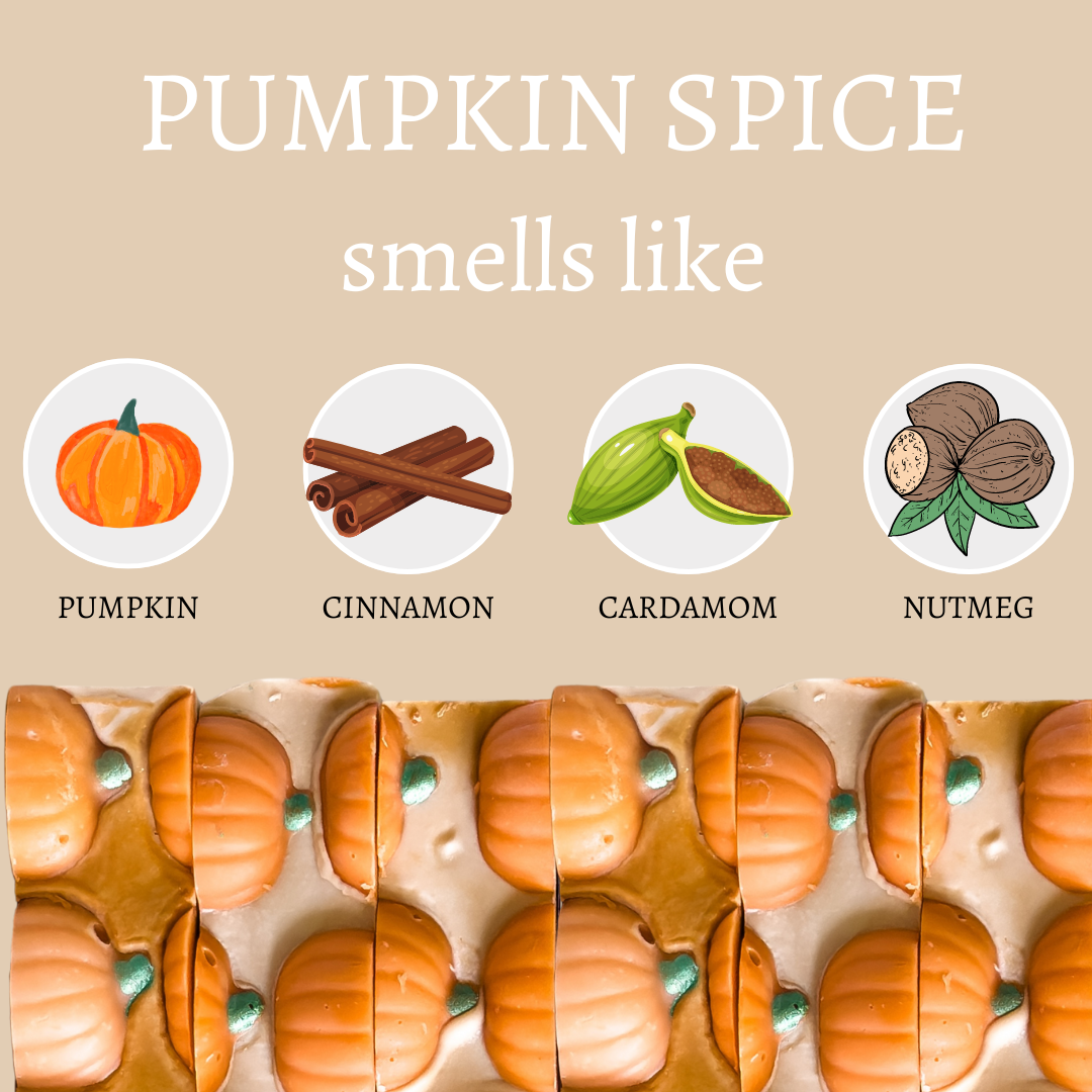 Pumpkin Spice Halloween Handmade Bar Soap - 4oz