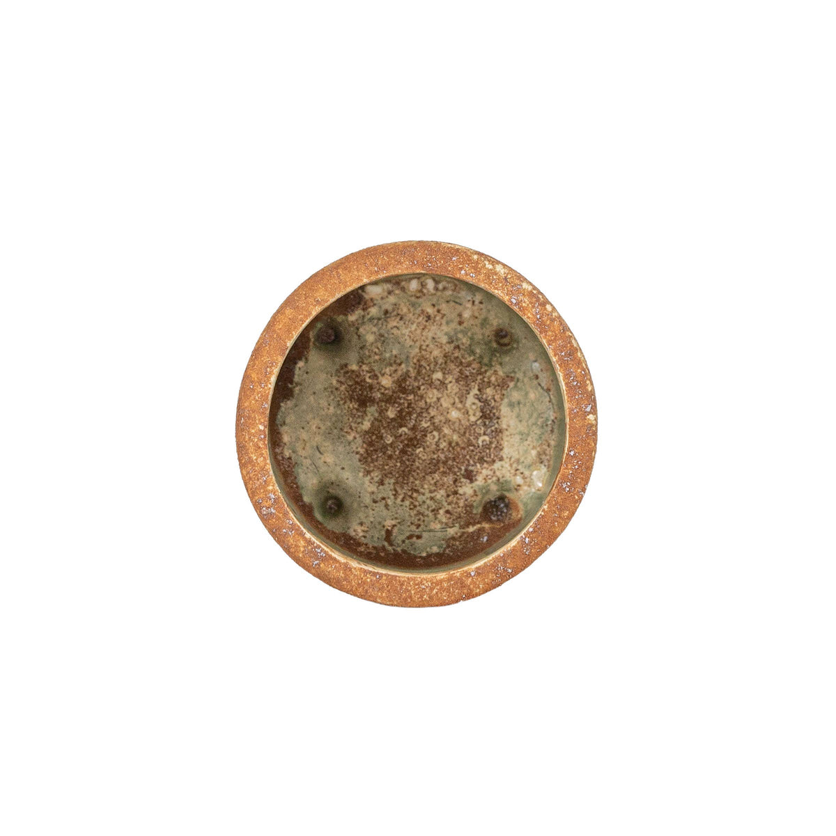 Griffin Rustic Matte Rust Footed Garden Ceramic Planter Pot