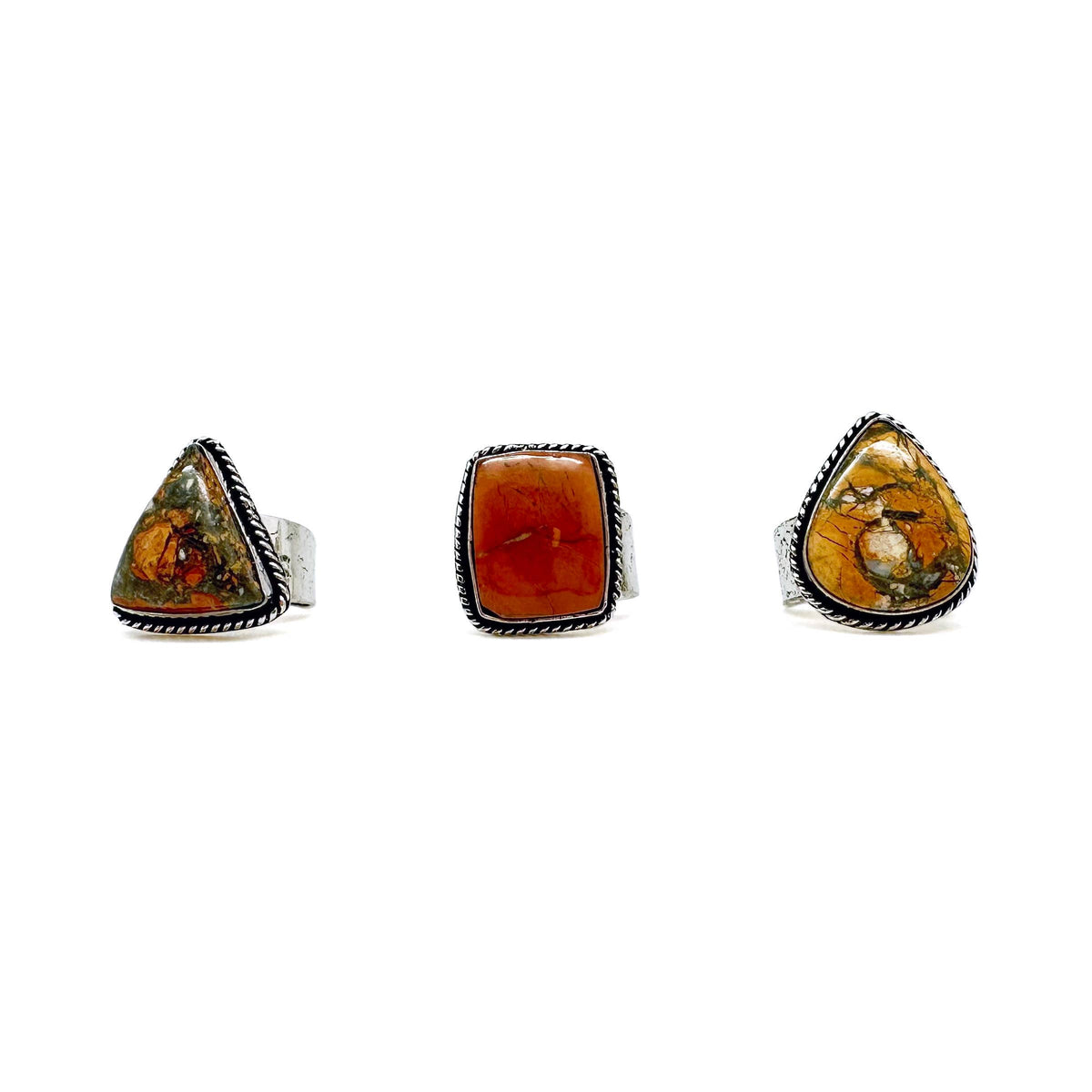 Semiprecious Stone Ring - Maligano Jasper