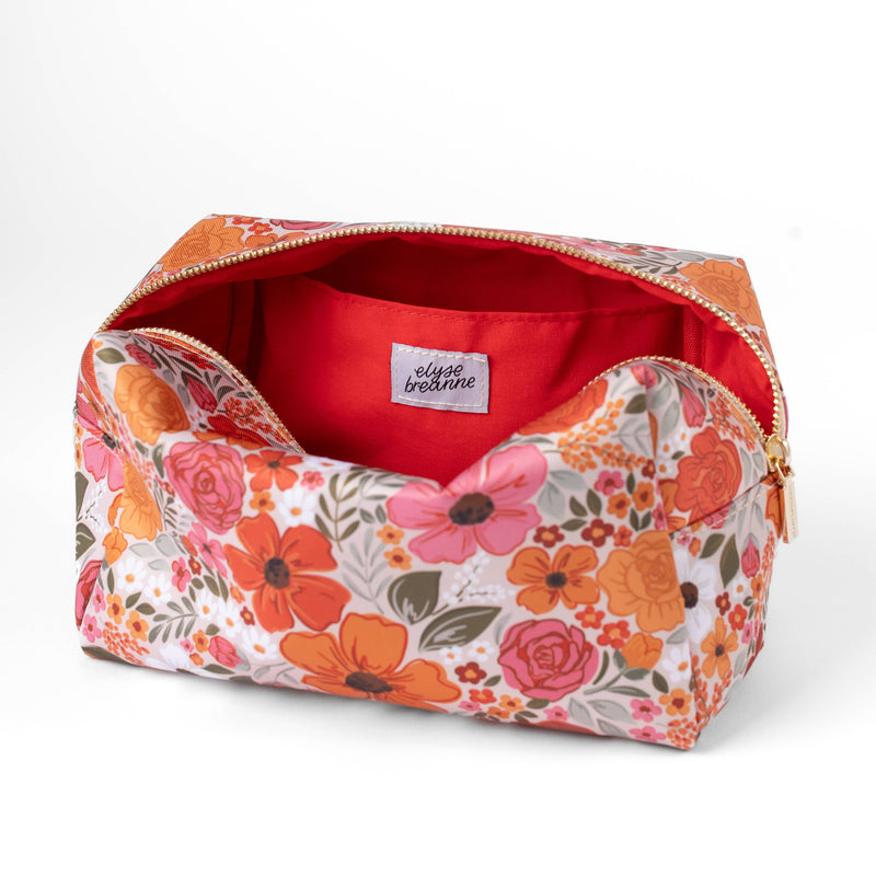 Rosewood Blooms Cosmetic Bag