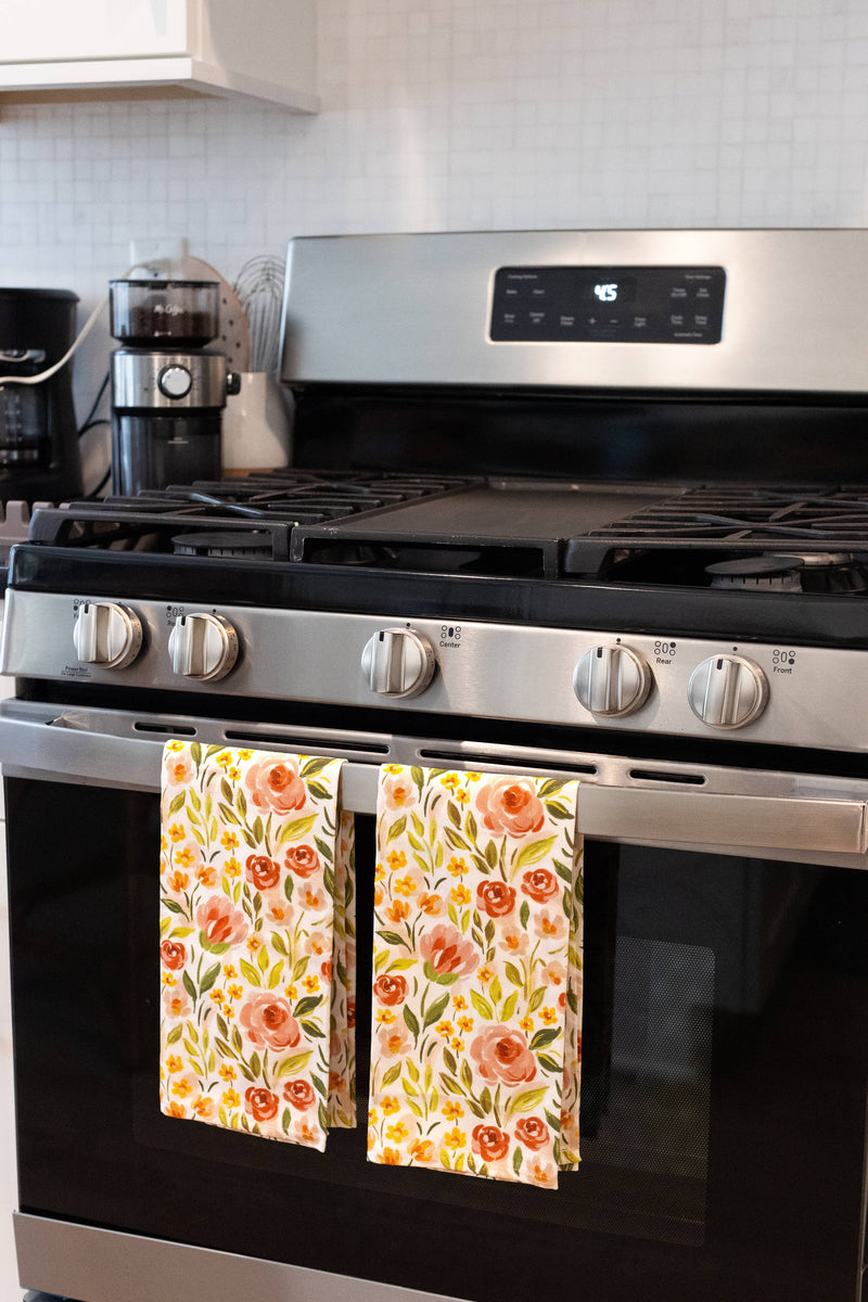 Spring Garden Tea Towel
